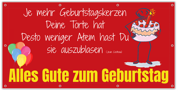 Banner zum Geburtstag