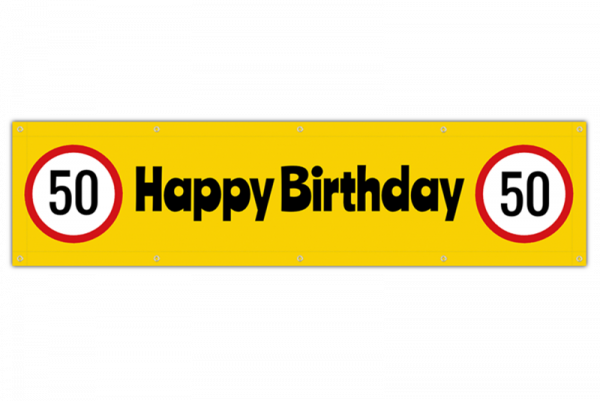 Geburtstag Banner online selbst gestalten