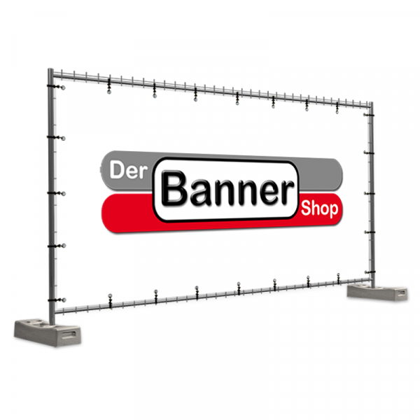 Bauzaunbanner | Bauzaunplane | Werbebanner | Bannerdruck online | PVC-Plane | PVC-Banner |