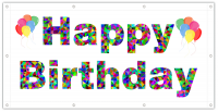 PVC-Banner zum Geburtstag PVC-Banner zum Geburtstag