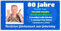 80 Geburtstagsbanner - Zeitstrahl Auf Wunsch 80 Geburtstagsbanner - Zeitstrahl Auf Wunsch